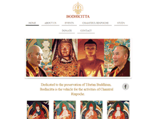 Tablet Screenshot of bodhicitta.org